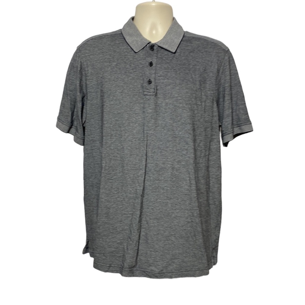 Nordstrom Men’s Grey Short Sleeve Polo Shirt L